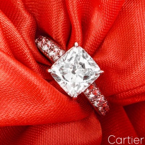Cartier Platinum Diamond 1895 Solitaire Ring 2.66ct E/VS1 Cartier Platinum Diamond 1895 Solitaire Ring 2.66ct E/VS1